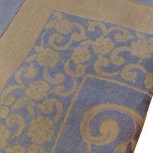Runner Ramage rustica in lino con orlo a giorno, 150x50 cm | Artigiano in Fiera