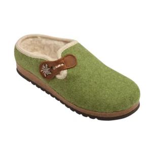 Pantofole tirolesi verdi, modello Gröden | Artigiano in Fiera