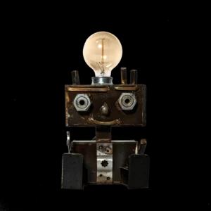 Lampada Robot industrial lamp touch Jack, 34x14cm | Artigiano in Fiera