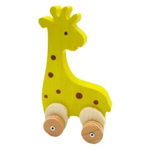 Giraffa in legno artigianale, 18,5cm | Artigiano in Fiera