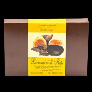 Bocconcini di fichi ricoperti al cioccolato extra fondente, 200g | Artigiano in Fiera