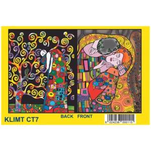 Cartellina con disegno in velluto da colorare, Klimt | Artigiano in Fiera