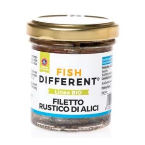 Filetto rustico di alici in olio extravergine d'oliva Bio, 100g | Artigiano in Fiera