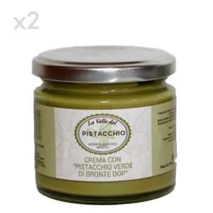 Crema dolce spalmabile con pistacchio verde di Bronte DOP, 2x190g | Artigiano in Fiera