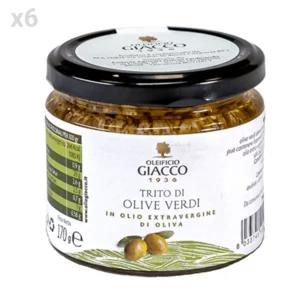 Battuto di olive verdi in olio EVO, 6x170g | Artigiano in Fiera