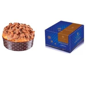 Panettone Cremderì con onde di cremoso al cioccolato fondente e gianduja Sal De Riso, 500g | Artigiano in Fiera