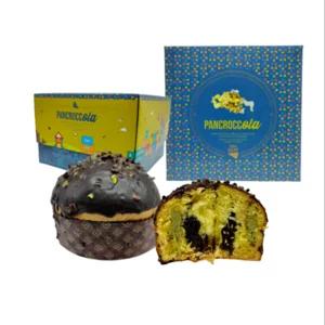 Pan-Croccola limited edition, panettone con crema pistacchio e cioccolato, 1kg | Artigiano in Fiera