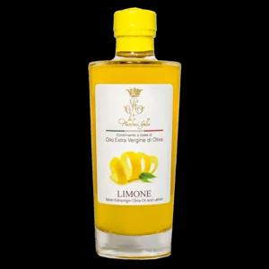 Olio EVO Marchesi Gallo aromatizzato al Limone in bottiglia, 200ml | Artigiano in Fiera