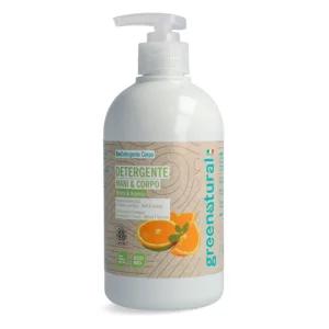 Greenatural - detergente mani corpo menta & arancio, 500ml | Artigiano in Fiera