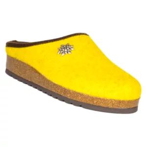 Pantofole tirolesi gialle, modello Innsbruck | Artigiano in Fiera
