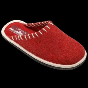 Pantofole tirolesi rosse, modello Wien | Artigiano in Fiera