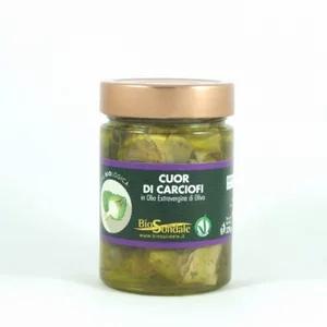 Cuori di carciofi bio in olio extravergine di oliva bio, 300g | Artigiano in Fiera