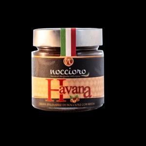 Noccioro 45 Havana, Crema Spalmabile al 45% di Nocciole, Vasetto Vetro, 250g | Artigiano in Fiera