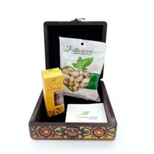Pistilli di zafferano 0,25g e pistacchi persiani 100g, con scatola regalo fantasia 9 | Artigiano in Fiera