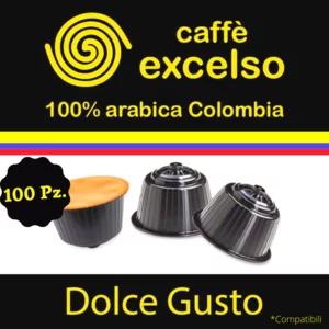 Capsule compatibili Dolce Gusto, Caffè Excelso Colombia 100% Arabica Supremo, 100pz | Artigiano in Fiera
