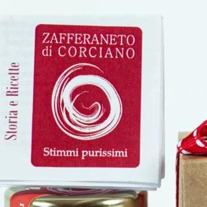 Stimmi di zafferano in confezione regalo con ricettario, 0,25g | Artigiano in Fiera