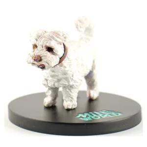 Statuina 3D interamente personalizzata in resina dipinta a mano, 13cm, animale cane | Artigiano in Fiera