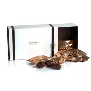 Fichi farciti con mandorle ricoperti di cioccolato fondente Pregiata Pasticceria Perrino, 350g | Artigiano in Fiera